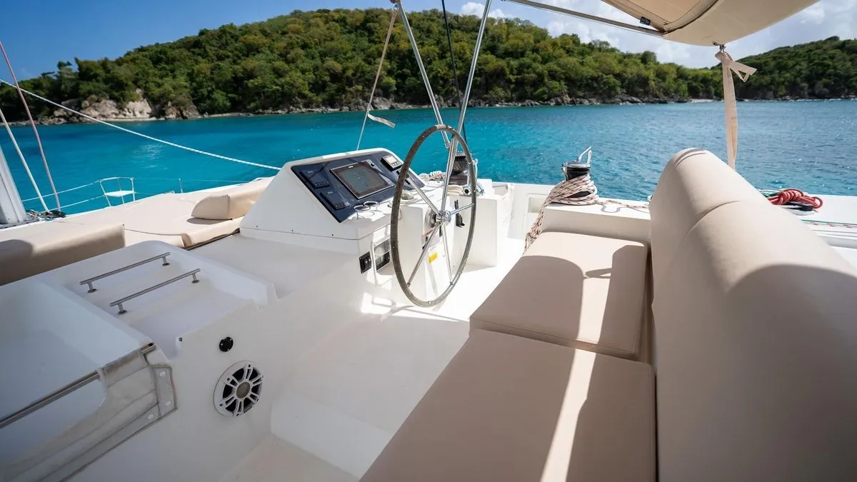 Lagoon 450 cockpit