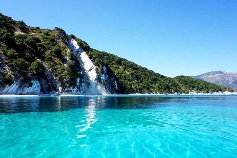 Calm cove in the Ionian Islands