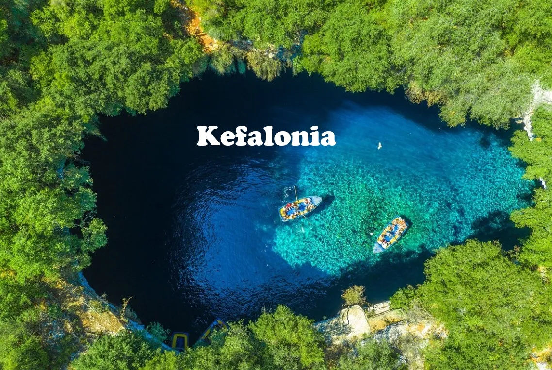 Melisani Cave at Kefalonia, Ionian Islands.