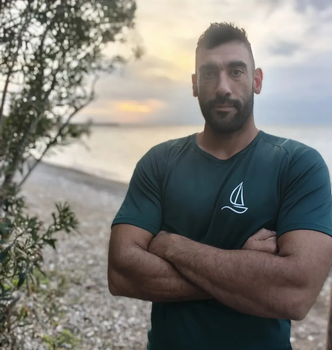 Skipper Kostas Nikolopoulos.